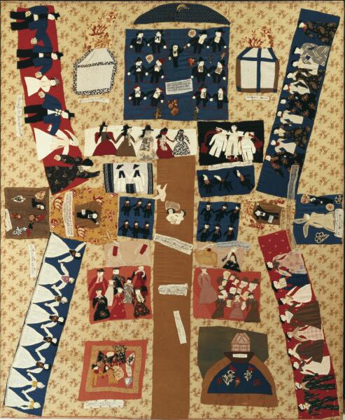 Folk quilt on sale